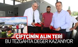 Çiftçinin alın teri bu tezgâhta değer kazanıyor