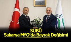 SUBÜ Sakarya MYO’da Bayrak Değişimi