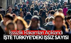 İşsizlik rakamları açıklandı