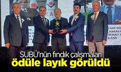 SUBÜ’nün fındık çalışmaları ödüle layık görüldü