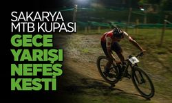 Sakarya MTB Kupası Gece Yarışı nefes kesti