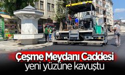 Çeşme Meydanı Caddesi yeni yüzüne kavuştu