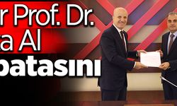 Rektör Prof. Dr. Hamza Al Mazbatasını Aldı