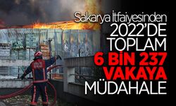 Sakarya İtfaiyesinden 2022’de Toplam 6 bin 237 Vakaya Müdahale