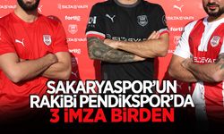 Sakaryaspor'un Rakibinden 3 İmza Birden