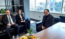 Mehmet Erdoğan'a Ecevit Keleş’ten Tebrik Ziyareti