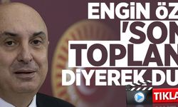 Engin Özkoç Aday Olmayacağını Duyurdu!