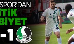 Sakaryaspor'dan Kritik Galibiyet