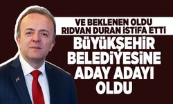 Rıdvan Duran Büyükşehir İçin Resmen Aday Adayı!