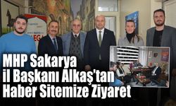MHP Sakarya İl Başkanı Oğuz Alkaş, Ada Tavır'ı Ziyaret Etti