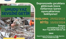 Depremzede Çocuklar İçin Yardım Kampanyası Başlıyor