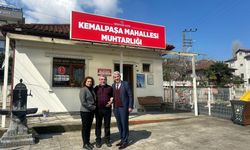 Aydoğan Arslan’dan Kemalpaşa Muhtarı Mehmet Halim Kuru’ya Ziyaret