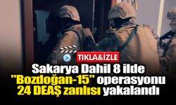 "Bozdoğan-15" Operasyonlarında 24 DEAŞ Zanlısı Yakalandı
