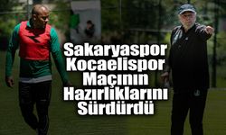 Sakaryaspor Kocaelispor Maçının Hazırlıklarını Sürdürdü