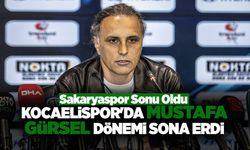 Kocaelispor'da Mustafa Gürsel Dönemi Sona Erdi
