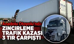 Zincirleme Trafik Kazası 3 Tır Çarpıştı