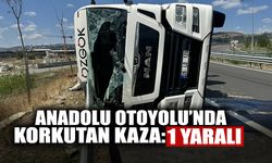 Anadolu Otoyolu’nda Korkutan Kaza: 1 Yaralı