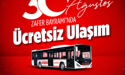 30 Ağustos Zafer Bayramı'nda Ulaşım Ücretsiz