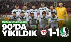 Sakaryaspor 90'da 1 Puan Razı Oldu!