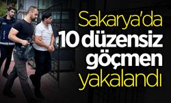 Sakarya'da 10 Düzensiz Göçmen Yakalandı