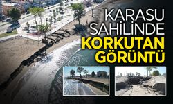 Karasu Sahilinde Kıyı Erozyonu Etkisini Artırdı