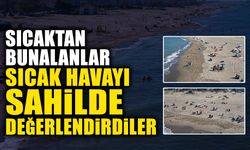 Sıcak Havayı Sahilde Değerlendirdiler