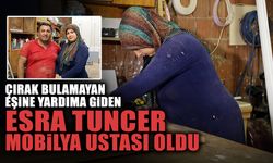 Çırak Bulamayan Eşine Yardıma Giden Kadın Mobilya Ustası Oldu