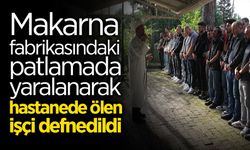 Makarna Fabrikasındaki Patlamada Yaralan İşçi..