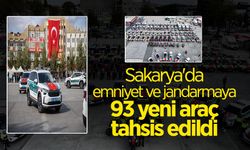 Sakarya'da Emniyet ve Jandarmaya 93 Yeni Araç