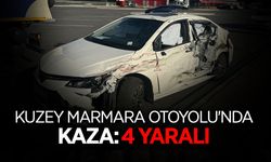 Kuzey Marmara Otoyolu'nda Kaza: 4 Yaralı