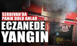 Serdivan’da Panik Dolu Anlar! Eczanede Yangın