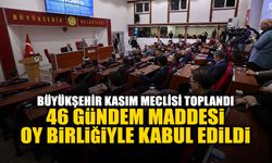 Büyükşehir Kasım Meclisi Toplandı