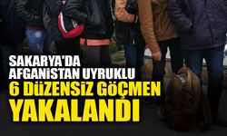 Sakarya'da 6 Düzensiz Göçmen Yakalandı