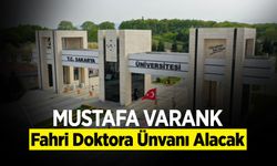 Mustafa Varank, Fahri Doktora Ünvanı Alacak