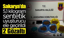 Sakarya'da Uyuşturucu Operasyonu: 5,1 Kilogram Sentetik Uyuşturucu Ele Geçirildi