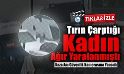 Kaza Anı Güvenlik Kamerasına Yansıdı