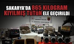 Sakarya'da 865 Kilogram Kaçak Tütün Ele Geçirildi