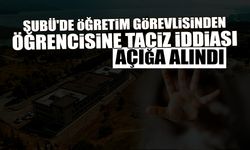 SUBÜ'de Öğretim Görevlisi Öğrencisini...