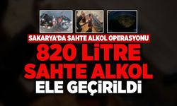 Sakarya’da Sahte Alkol Operasyonu!