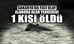 Karasu'da Feci Olay! Tekne Alabora Oldu