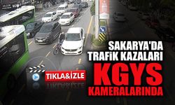 Sakarya'da Trafik Kazaları KGYS Kameralarında