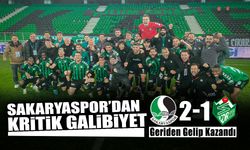 Sakaryaspor Geriden Gelip Kazandı! 2-1