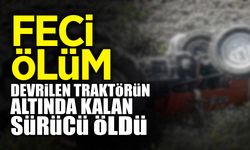 Devrilen Traktörün Altında Kalan Sürücü...