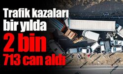 Trafik Kazaları Bir Yılda 2 Bin 713 Can Aldı