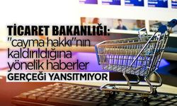 Ticaret Bakanlığı'ndan Açıklama