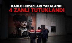 Kablo Hırsızları Yakalandı: 4 Zanlı Tutuklandı