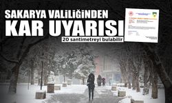 Sakarya Valiliğinden Kar Uyarısı!