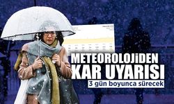 Meteorolojiden Kar Uyarısı: 3 Gün Sürecek