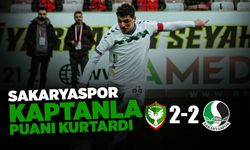 Sakaryaspor Kaptanla Puanı Kurtardı!