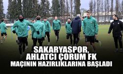 Sakaryaspor Çorum FK Maçı Hazırlıklarına Başladı